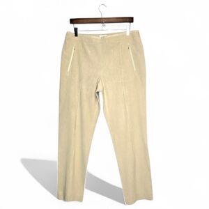 Per Se by Carlisle linen blend pants, Khaki, Size 12.